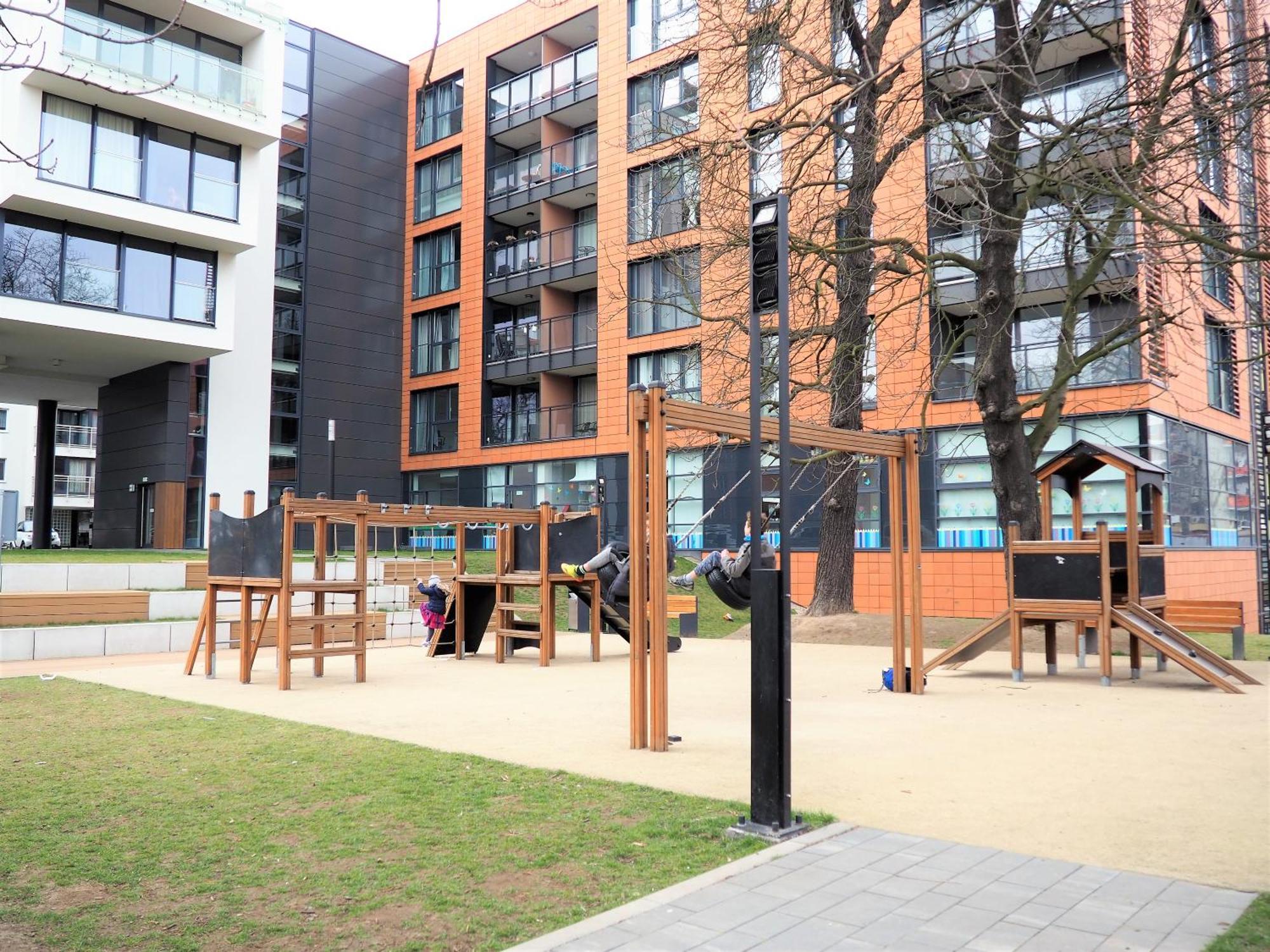 Apartament 3 Pokoje, Parking, Balkon - Gdansk Centrum المظهر الخارجي الصورة